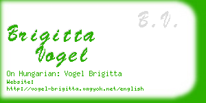 brigitta vogel business card
